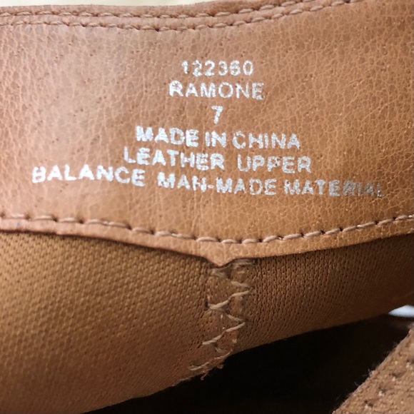 Franco Fortini Ramona Brown Leather Ankle Peep Toe Booties w/Lacing & Tassels - Picture 7 of 9